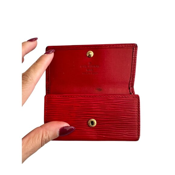 LOUIS VUITTON Red Epi Leather Keyholder Case - Picture 5 of 8